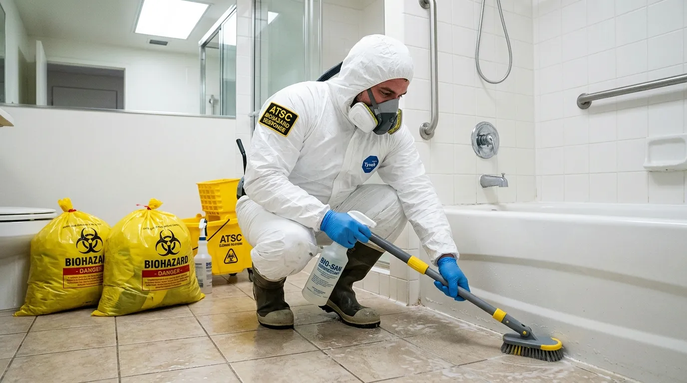 Decontamination equipment deployed for Blood Cleanup in Thurmont